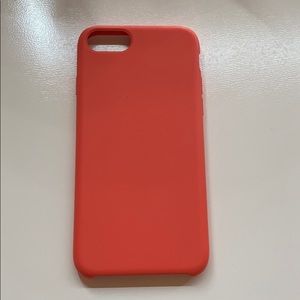 Coral/orange iPhone 7 case